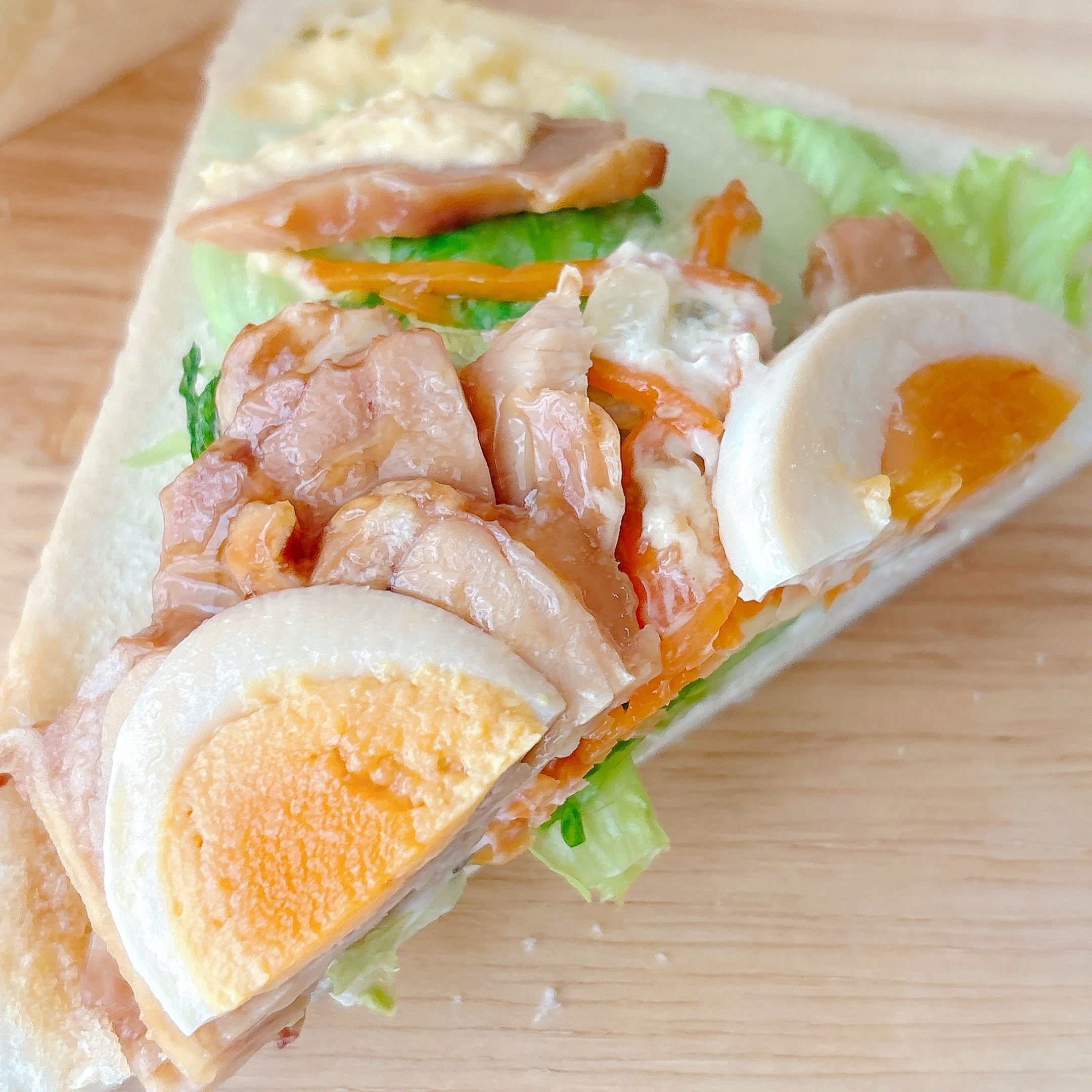 LAWSON(ローソン)の「大きなサンドイッチ 野菜照焼チキンサンド」