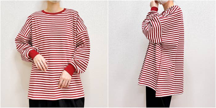 着やせ効果バツグン」ニコアンドの“ゆったりロンT”が楽ちんすぎて