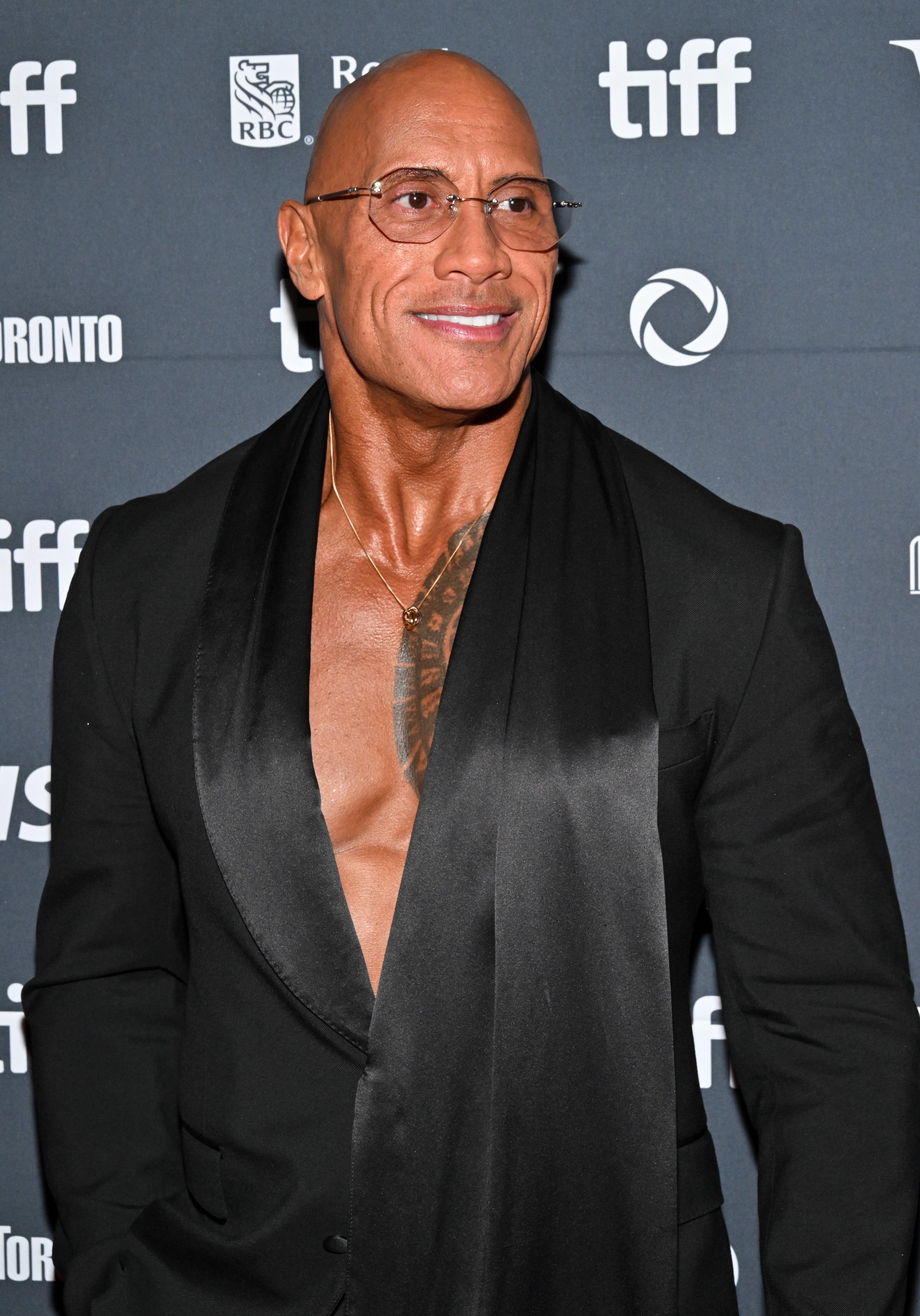 Dwayne Johnson on the red carpet.