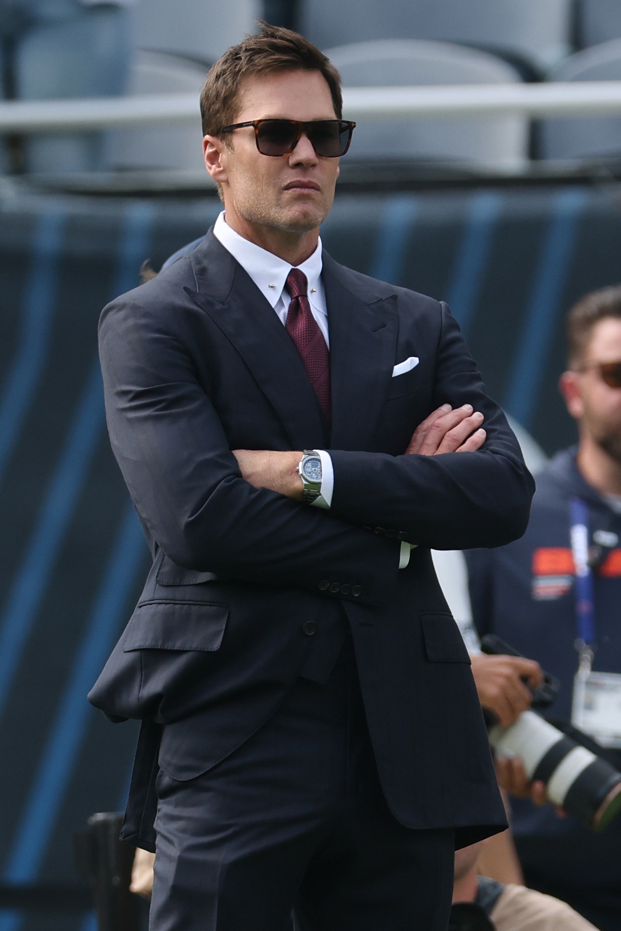 Tom Brady at an outdoor event