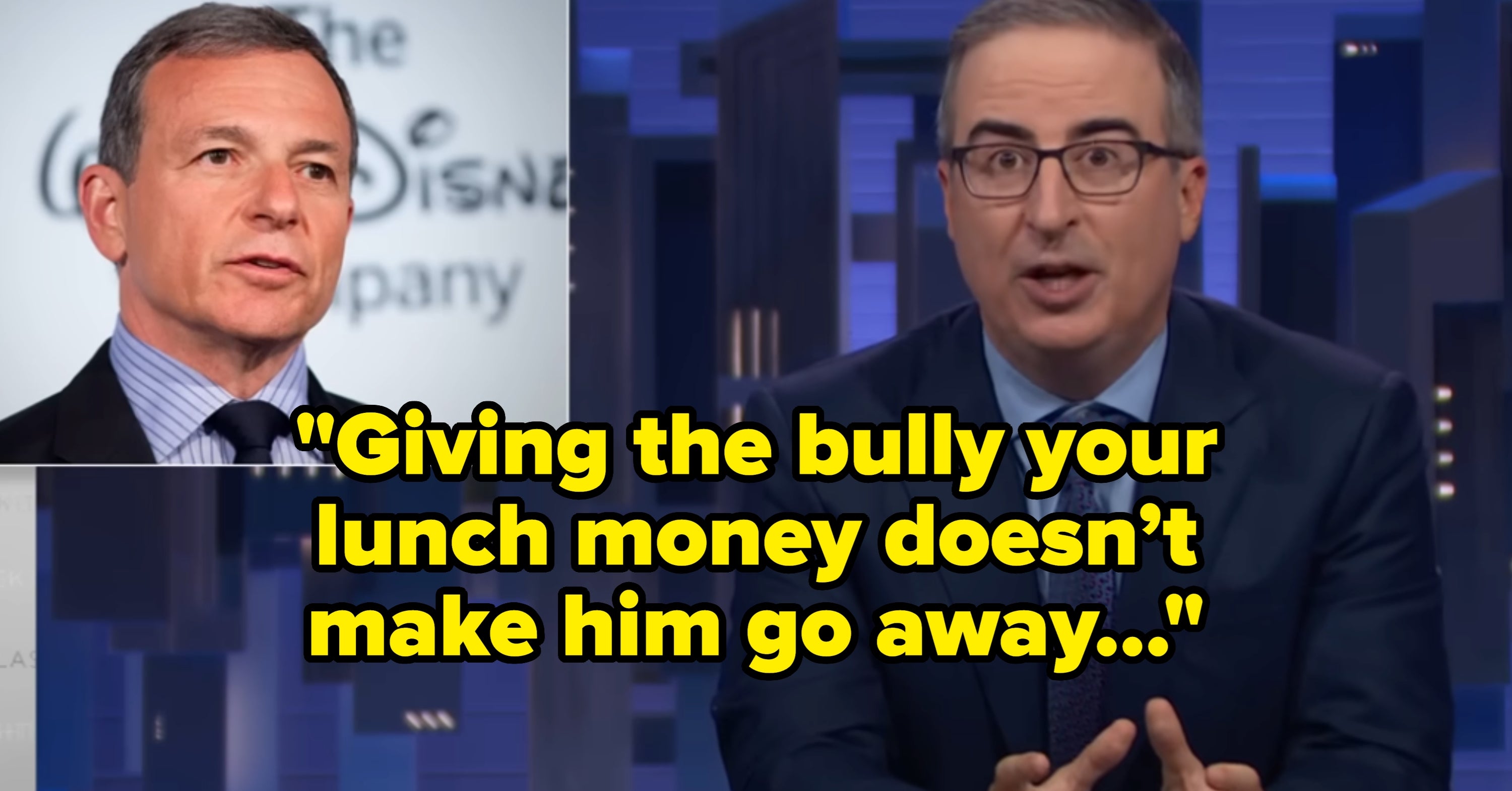 John Oliver Says The Only Way To Stop "Weak Bully" Trump Is With This 4-Word Phrase He Definitely Doesn't Want To Hear