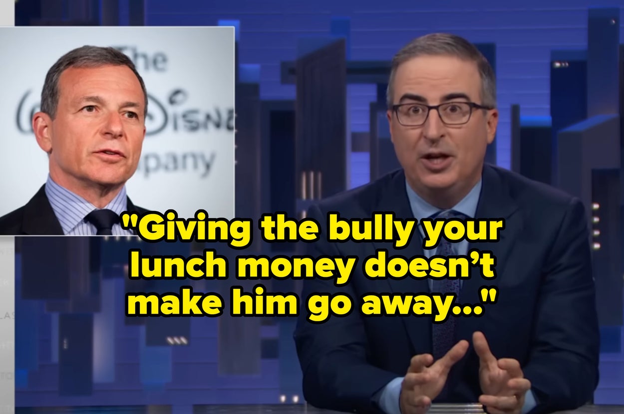 John Oliver Delivered A Blunt Message To Disney's CEO Following Jimmy Kimmel's Suspension