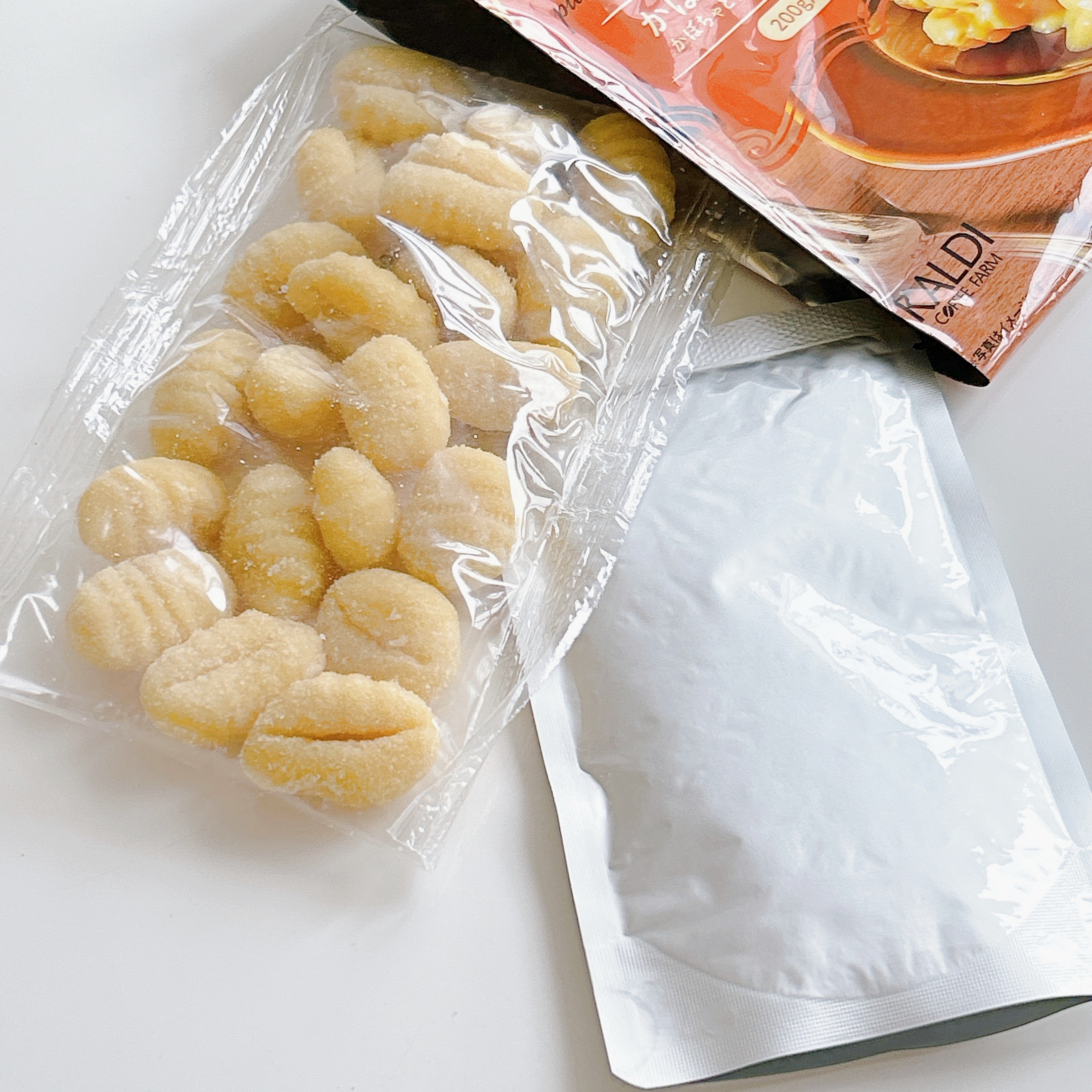KALDI(カルディ)の「かぼちゃのニョッキ かぼちゃとチーズのクリームソース 200g」