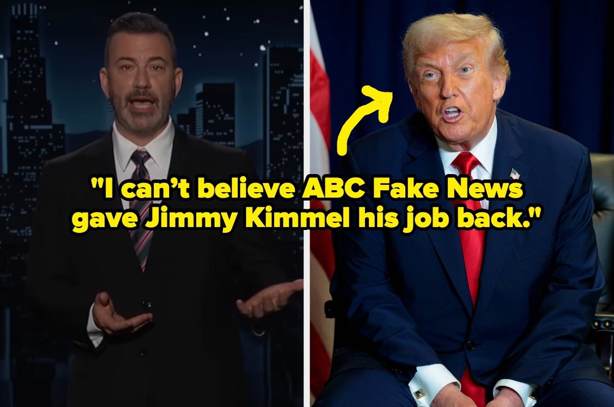 Trump Went On A Rant About Wanting To Sue Jimmy Kimmel After Learning He Was Returning To Late Night