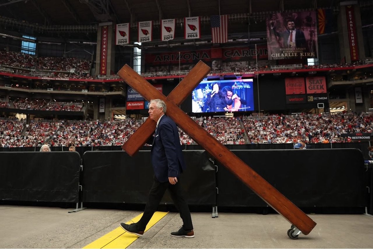 Every Person On The Internet Collectively Sighed Over This Moment From Charlie Kirk's Memorial