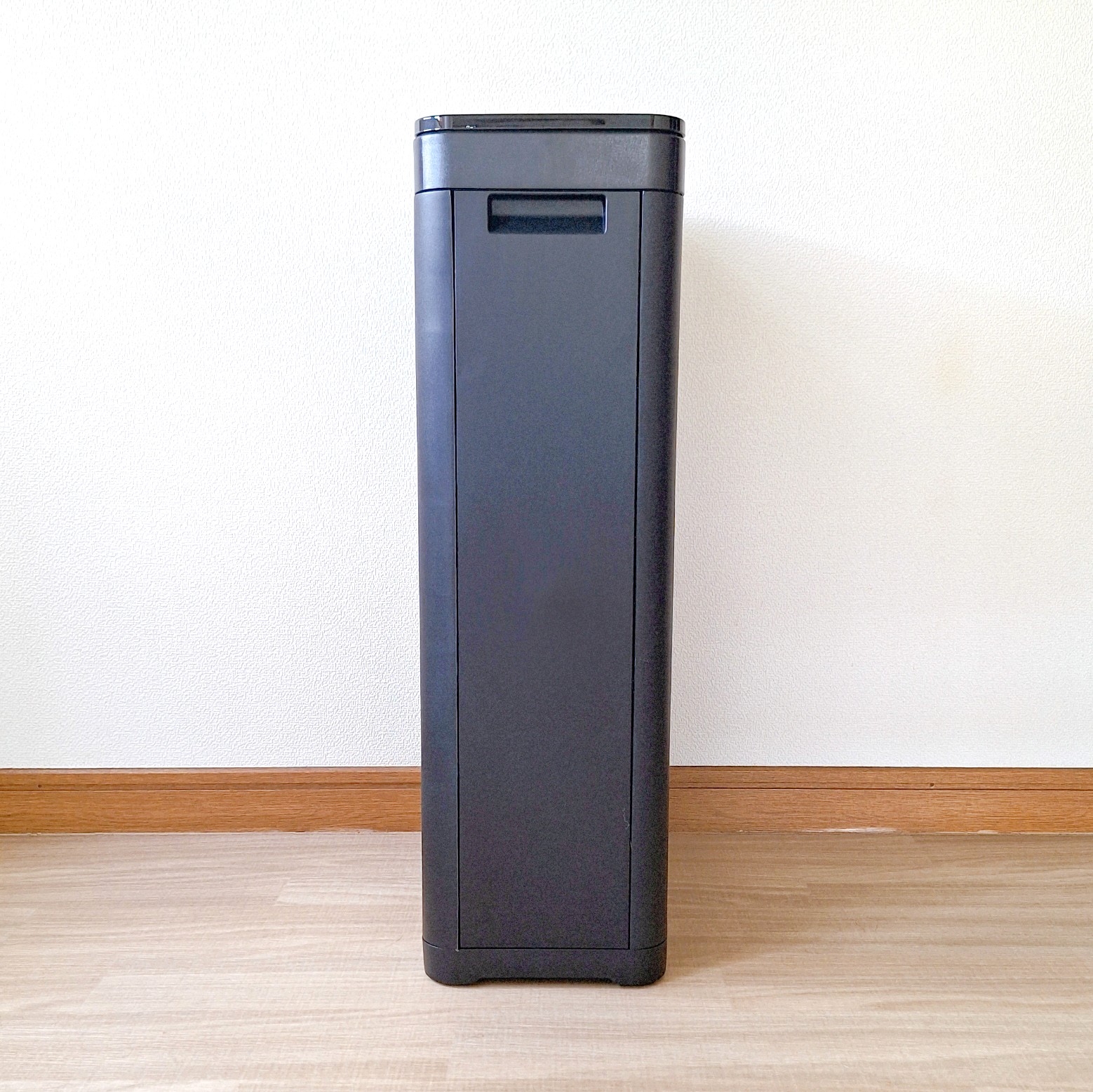 ニトリ「2WAY 壁にぴったりつけられるプッシュ式ペール 25L (ブラック)」