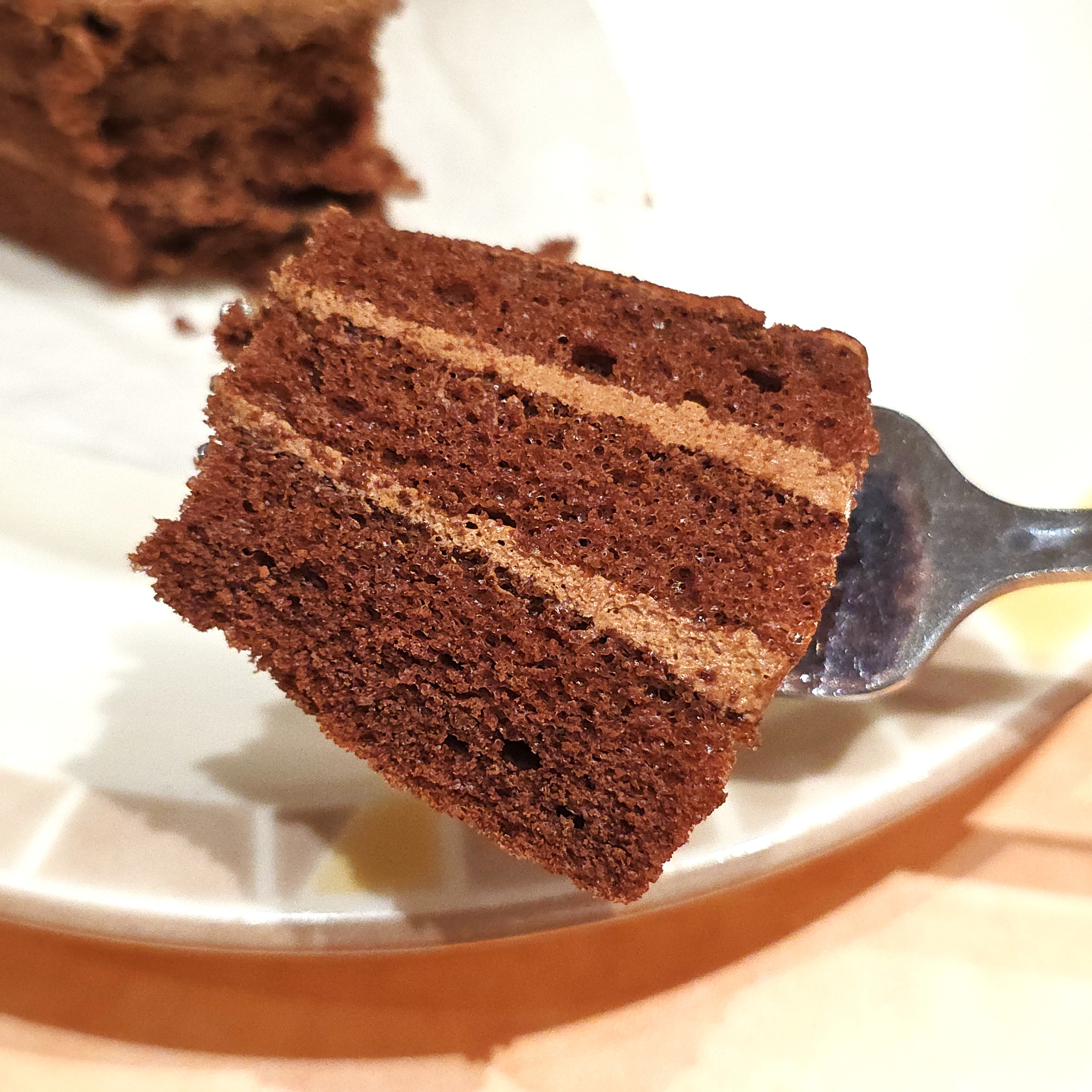 サイゼリヤ「チョコレートケーキ＆ミルクジェラート」