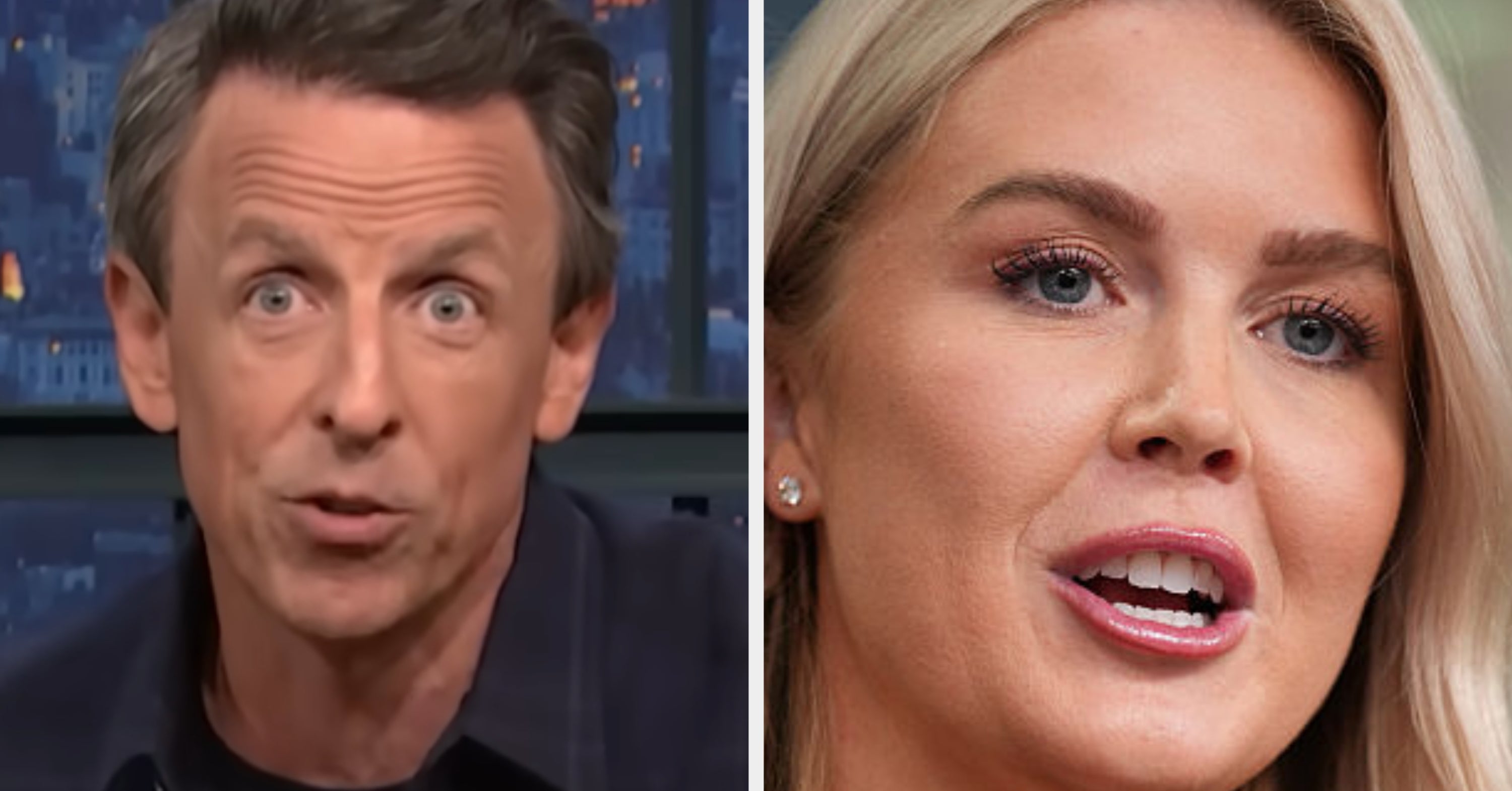 Seth Meyers Destroyed Karoline Leavitt's Weird Trump Escalator Complaint With 1 Perfect Comparison