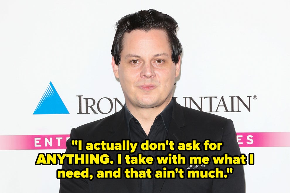 “You Might As Well Ask!”: From Uggs To Slushie Machines, Here Are 13 Times Celebrities Straight-Up Told On Themselves With Their Backstage Riders 67 tDPLoEpDw