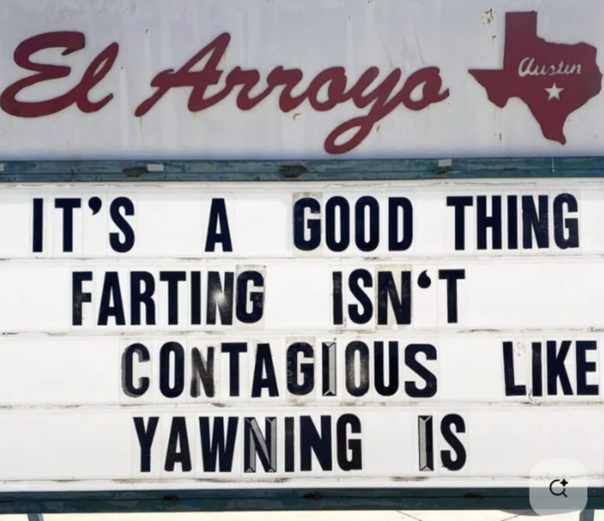  "It's a bully  happening  farting isn't contagious similar  yawning is."