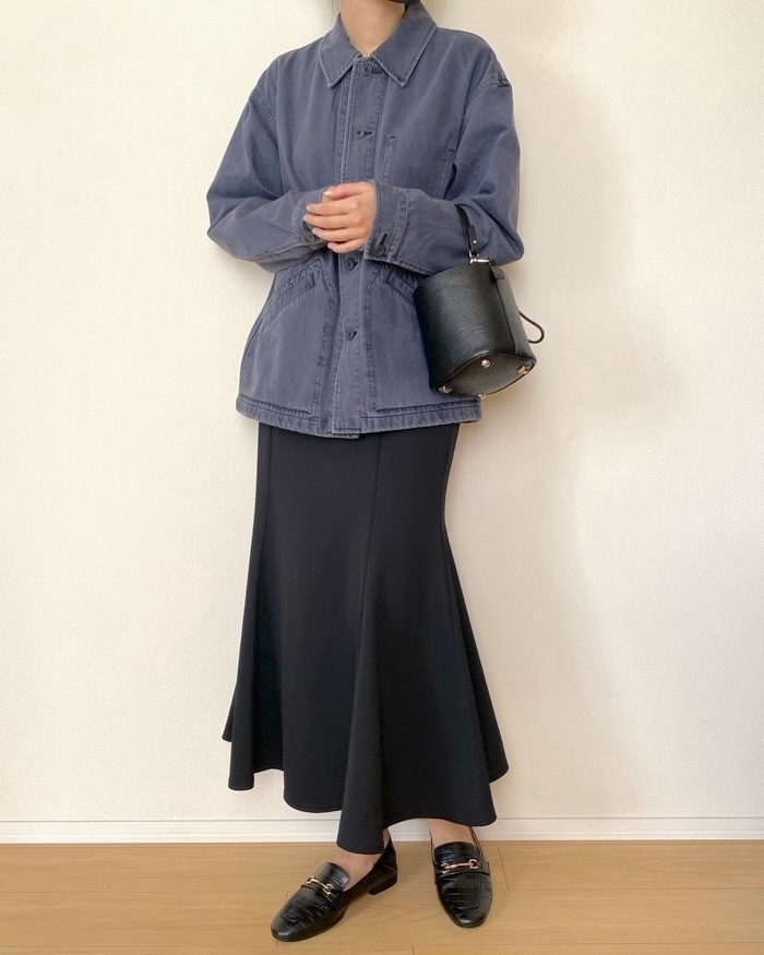 ユニクロの「オーバーサイズカラーデニムジャケット」