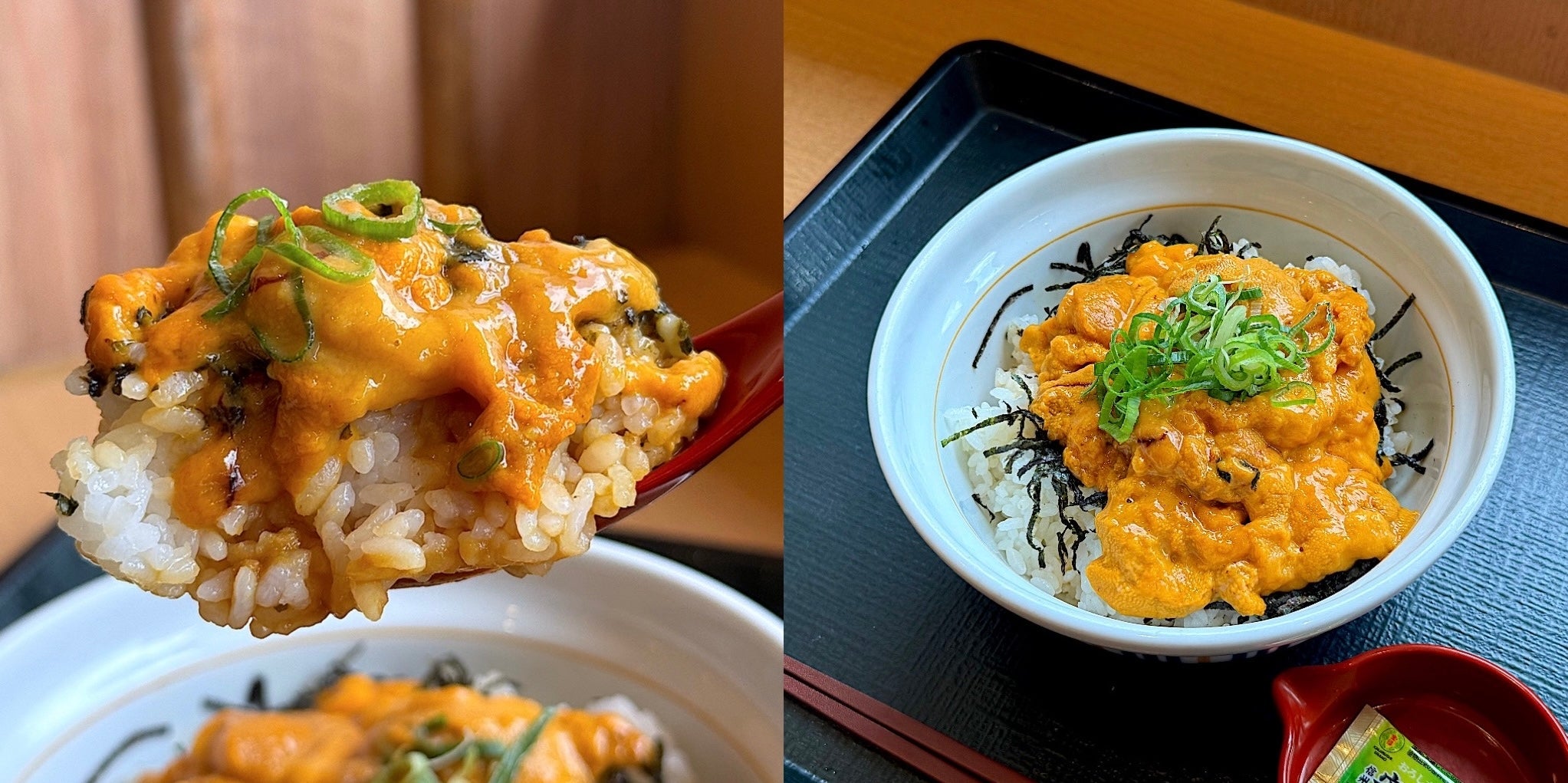 なか卯】これ本当に1人前なの…！？ウニの量がえげつない「鬼盛り