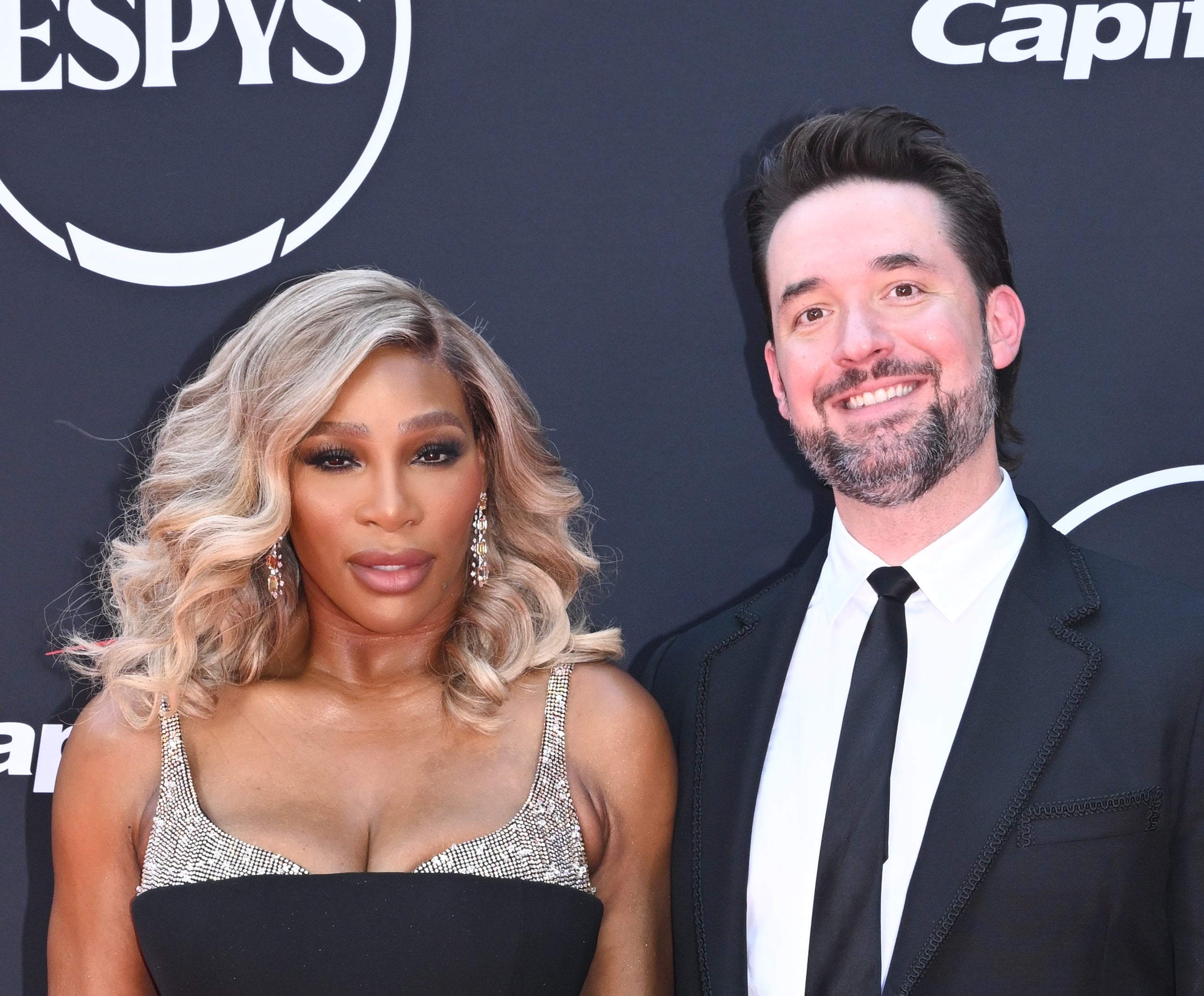 Serena Williams and Alexis Ohanian at an event
