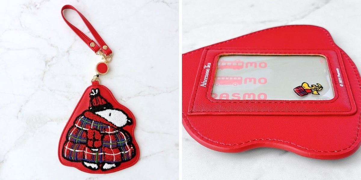ピーナッツ×アフタヌーンティー　コードリール付きパスケース 楽天市場】【SALE／30%OFF】コードリール付きパスケース/PEANUTS