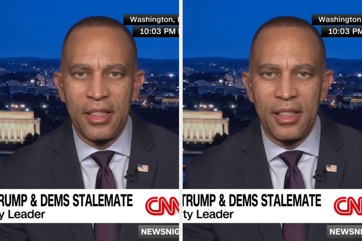 Hakeem Jeffries Just Shared The 1 Absolutely Bizarre Moment During His Sitdown With Trump That Has Everyone Talking