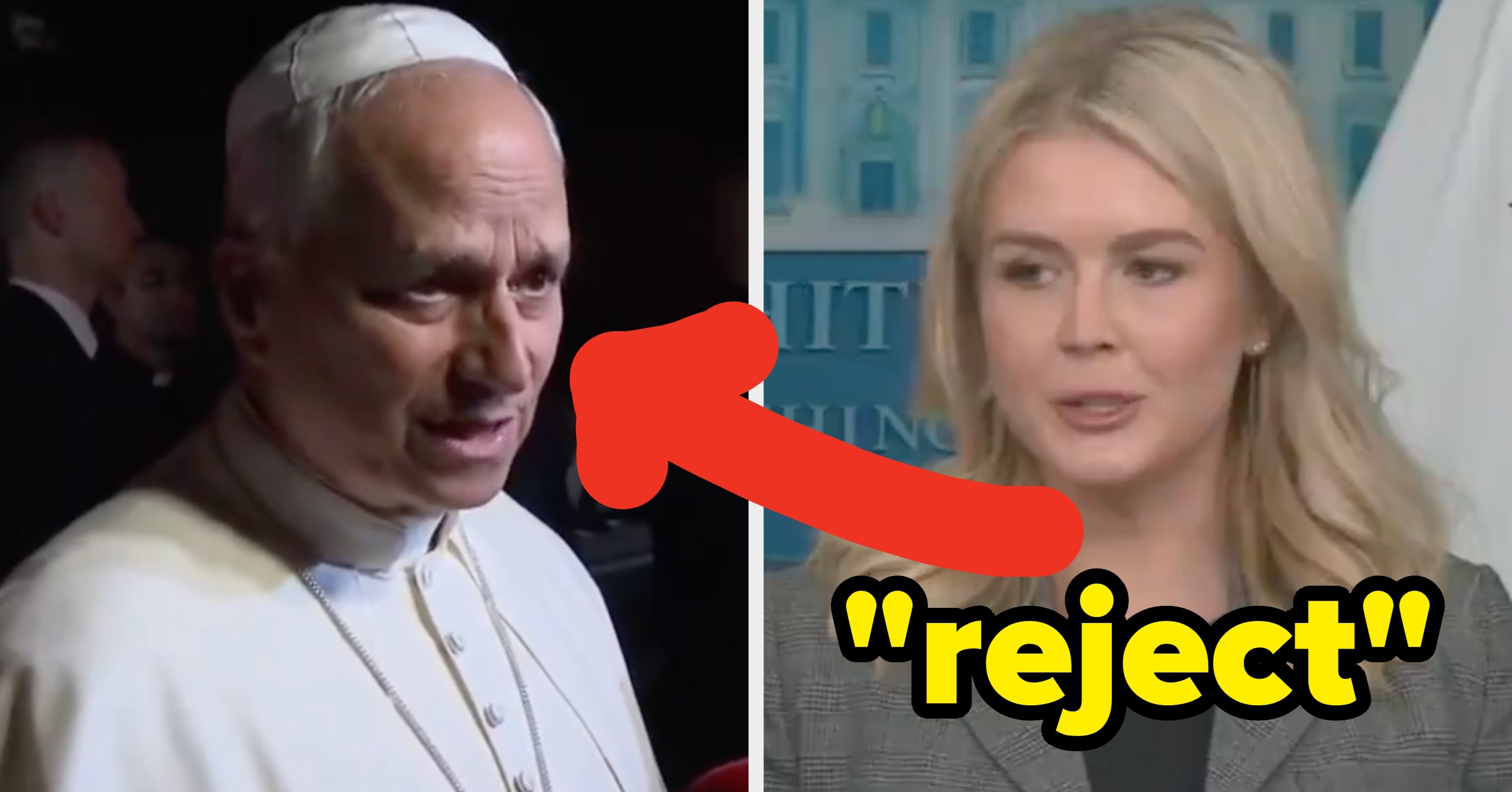 Karoline Leavitt Is A Devout Catholic, But She Just Fully Rejected Pope Leo's Latest Comments That Are Going Viral