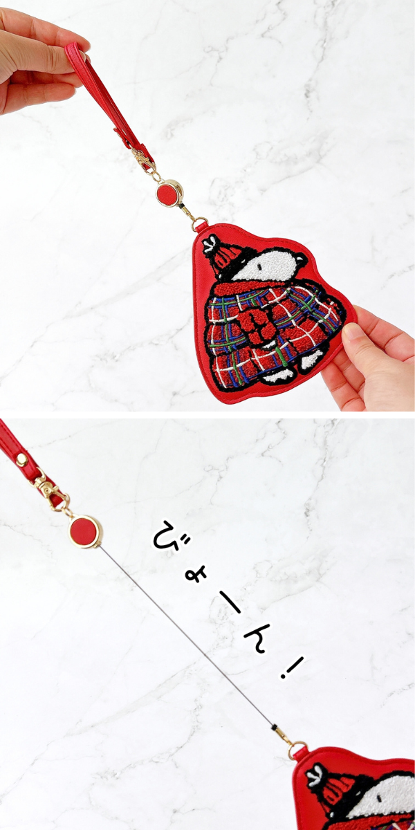 Afternoon Tea(アフタヌーンティー)の「コードリール付きパスケース/PEANUTS/Afternoon Tea Original Tartans」