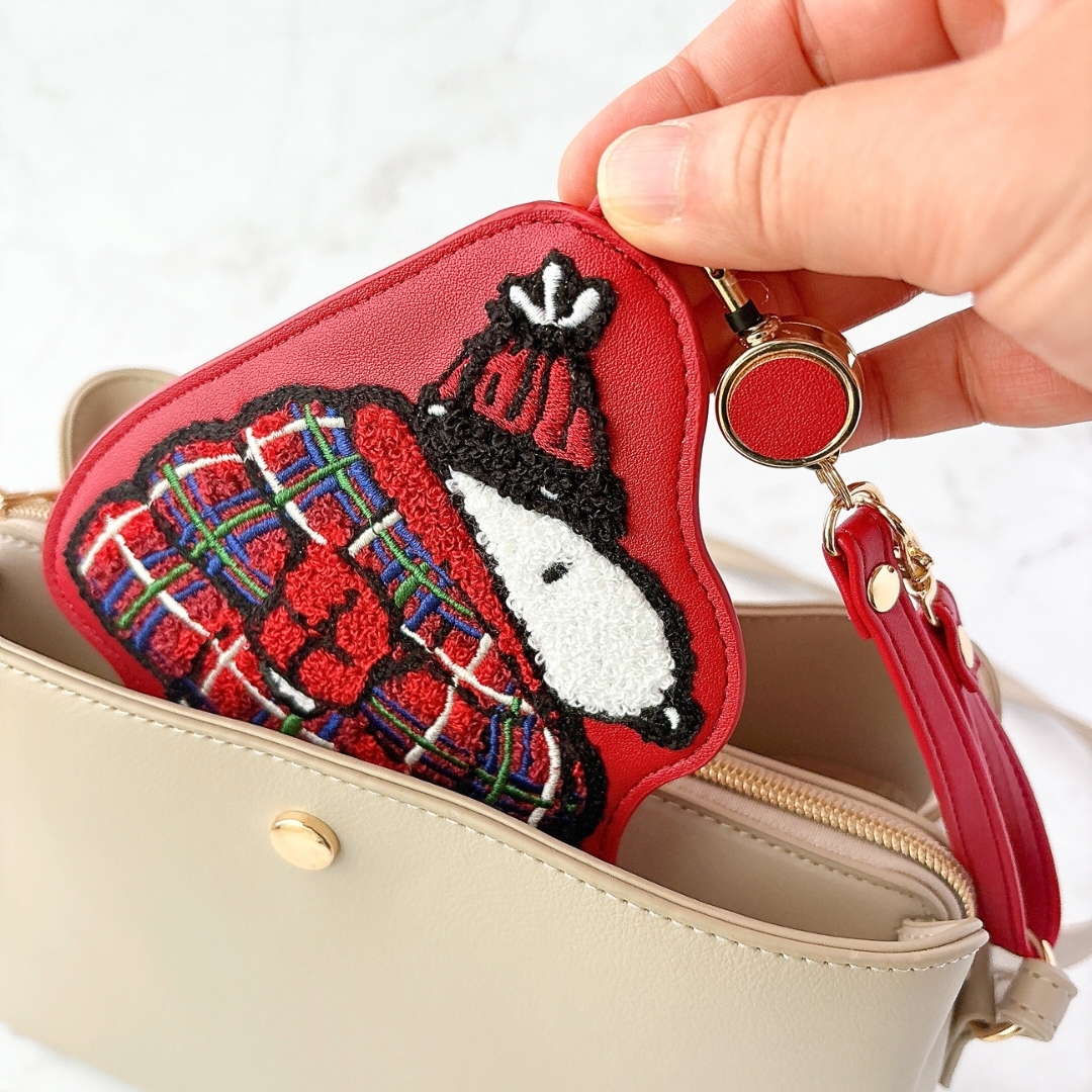 Afternoon Tea(アフタヌーンティー)の「コードリール付きパスケース/PEANUTS/Afternoon Tea Original Tartans」