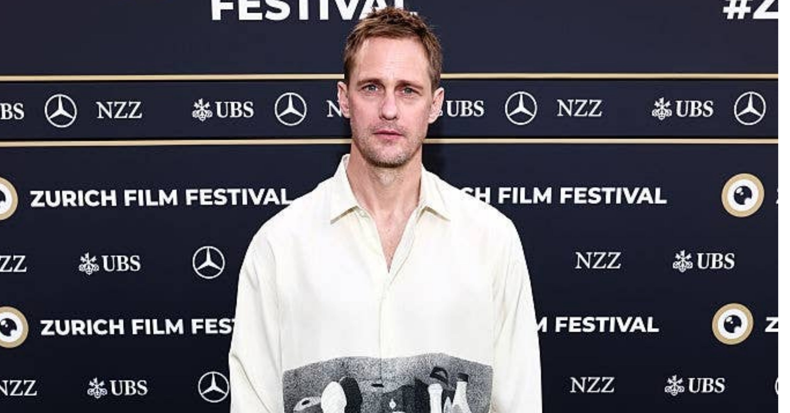 People Can't Stop Talking About Alexander Skarsgard's NSFW Shirt
