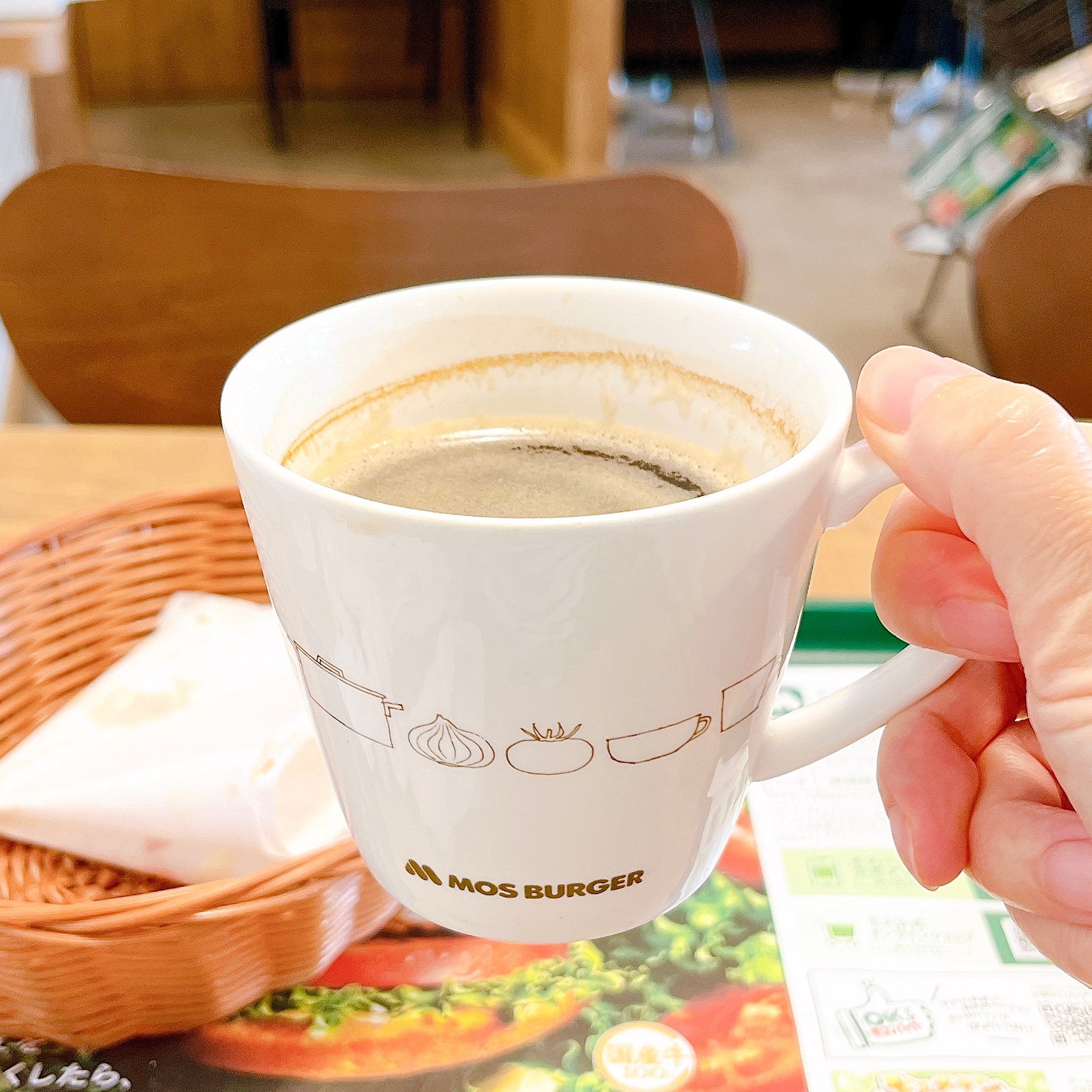 モスバーガーの「ソイモーニング野菜チーズバーガー」