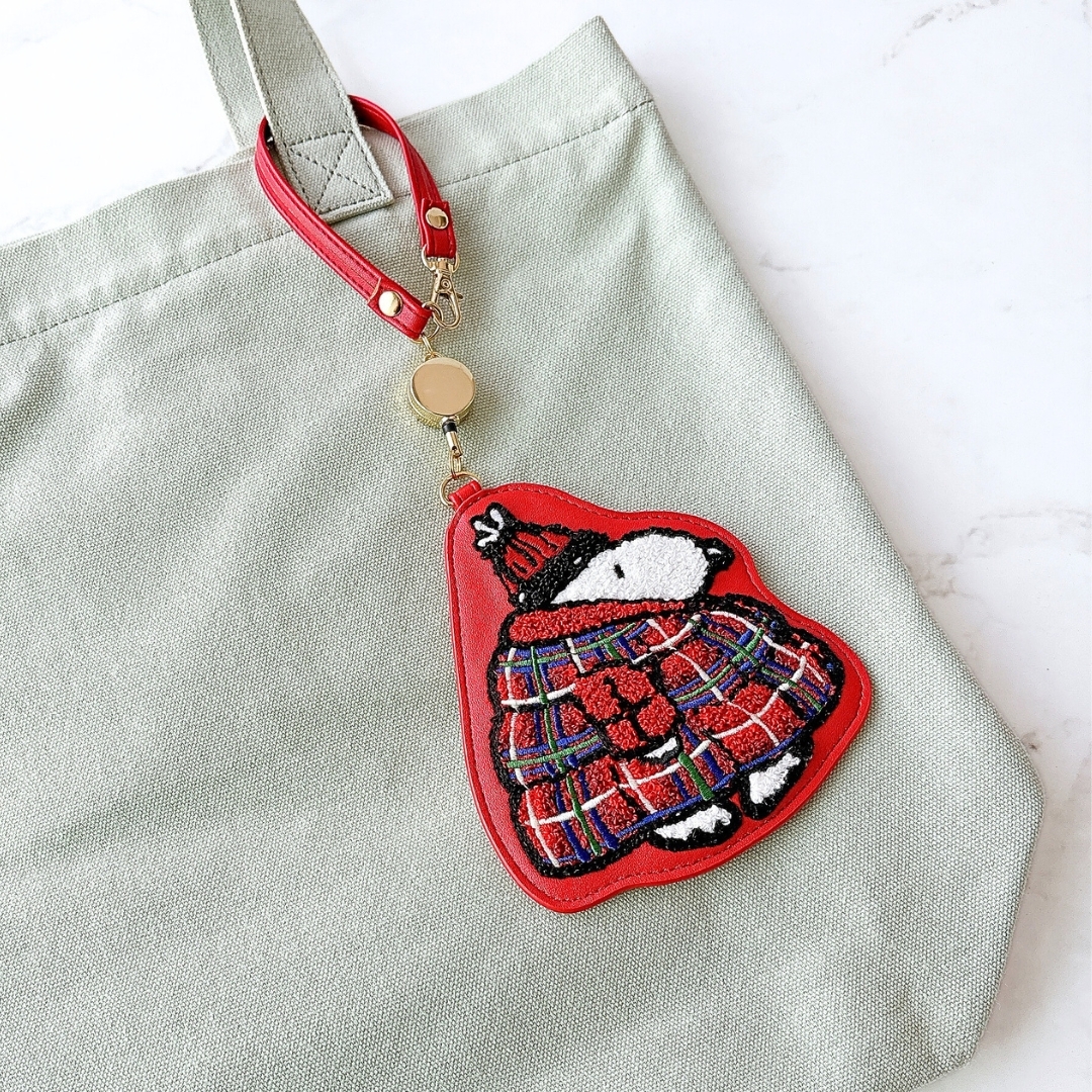 Afternoon Tea(アフタヌーンティー)の「コードリール付きパスケース/PEANUTS/Afternoon Tea Original Tartans」