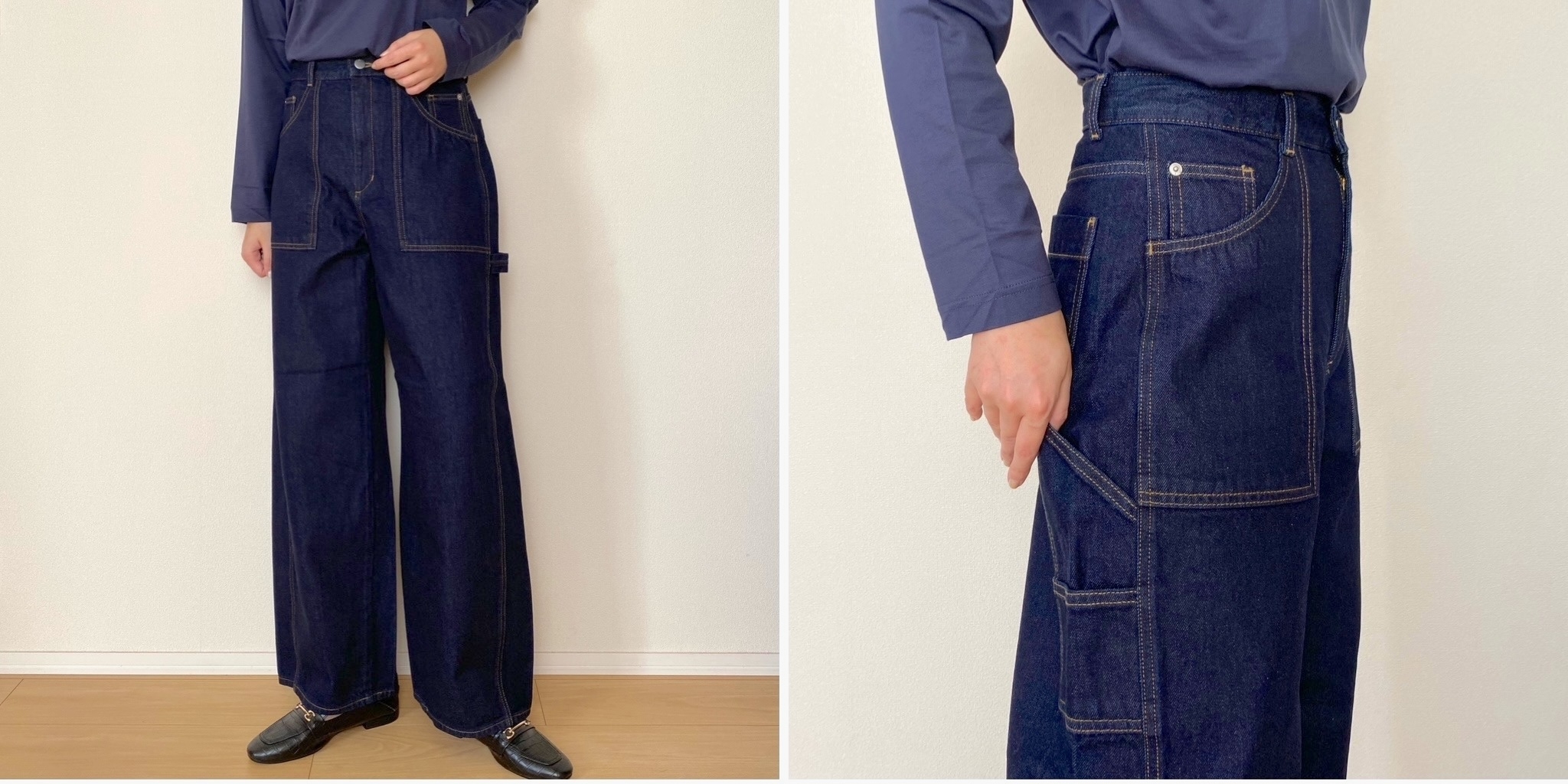 はくだけでコーデがおしゃれ見えする！GU×rokh「3990円→2990円パンツ