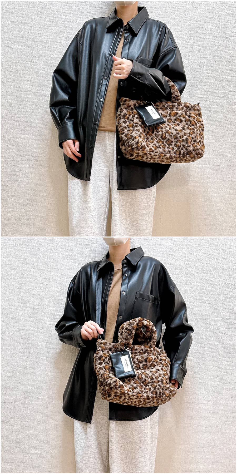 買って正解でした」ニコアンドの“もふもふバッグ”収納力もあるし持つ