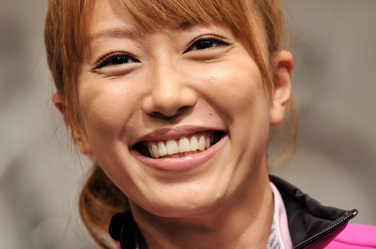 里田まいさん(時事通信フォト)