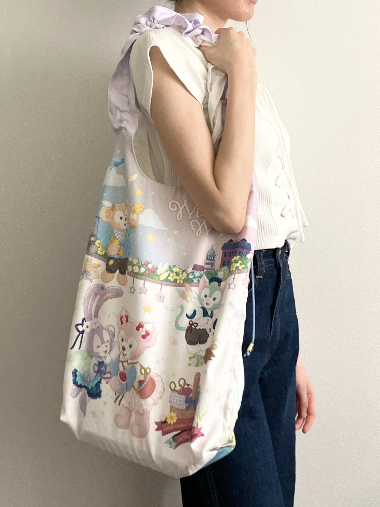 ディズニーお土産】ダッフィーの「大容量バッグ」がめちゃカワすぎる