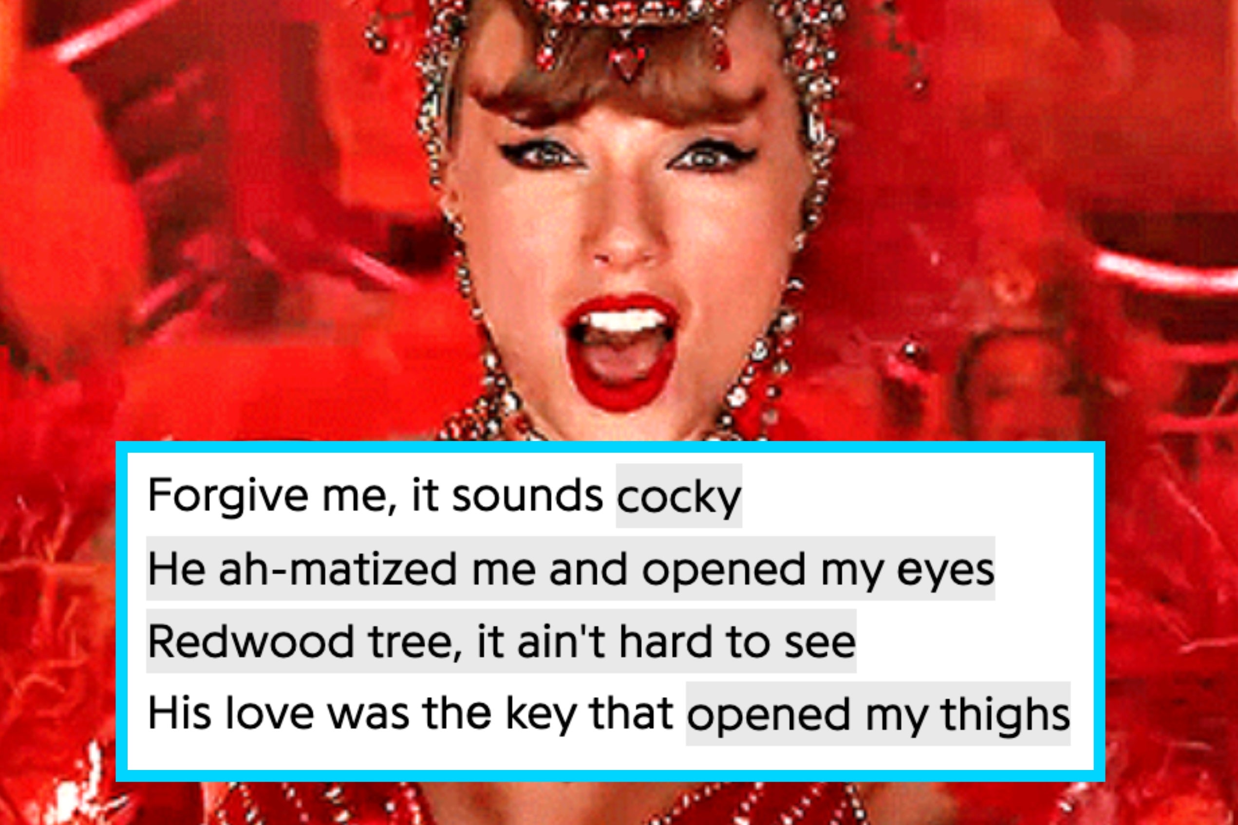Taylor Swift in her "The Fate of Ophelia" music video