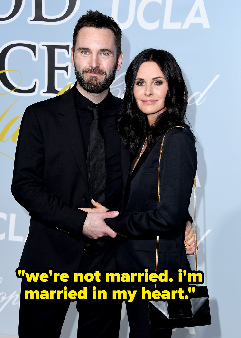 After A Viral Post About Goldie Hawn And Kurt Russell Sparked Interesting Marriage Discourse, Here Are More Unmarried Celeb Couples Who Have Been Together For A Long, Long Time 10 Johnny McDaid and Courteney Cox at an event