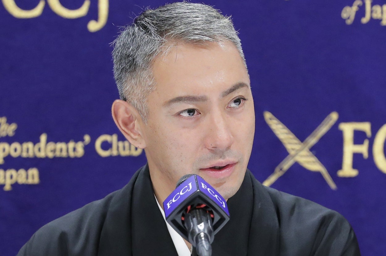 市川團十郎さん(時事通信フォト)