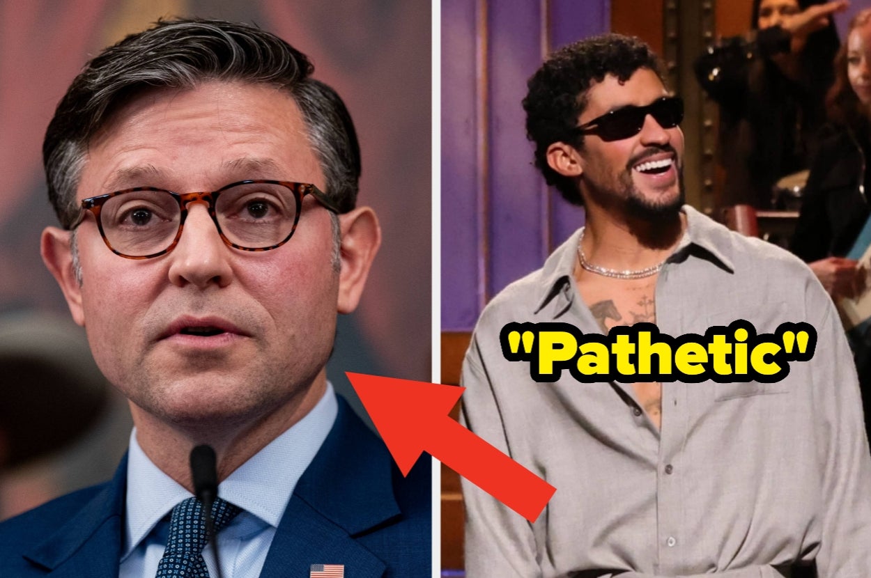 Two men side by side; one in a suit with glasses, one in casual attire and sunglasses, with a "Pathetic" caption and arrow pointing to the man in the suit