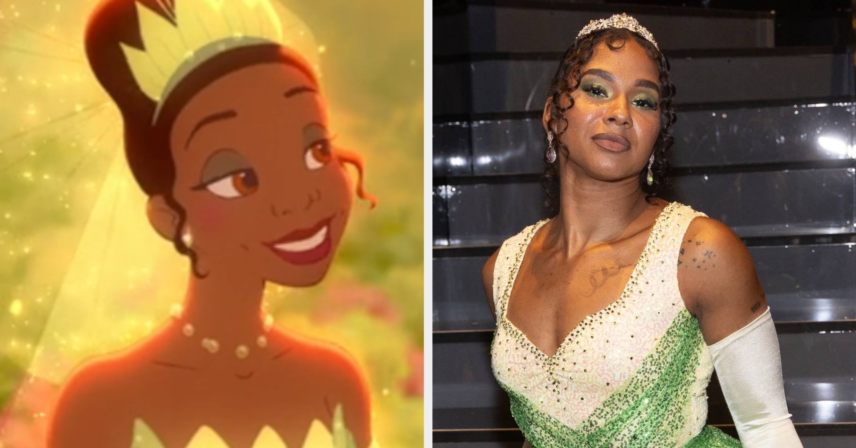 The Internet Is Freaking Out Over This "DWTS" Contestant's Transformation Into Princess Tiana