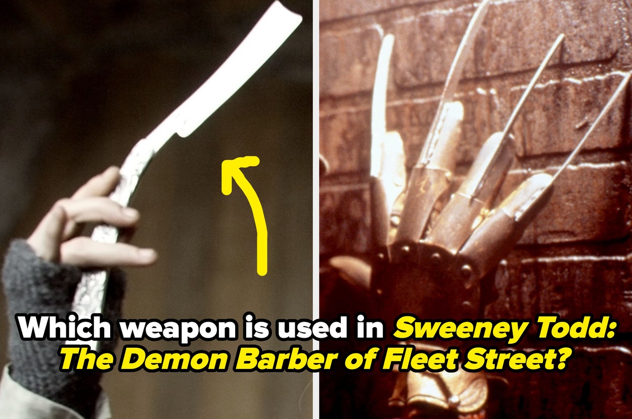 If You Know Even 50% Of These Horror Movies By A Photo Of Their Weapons, Your Attention To Detail Is Better Than 95% Of People's