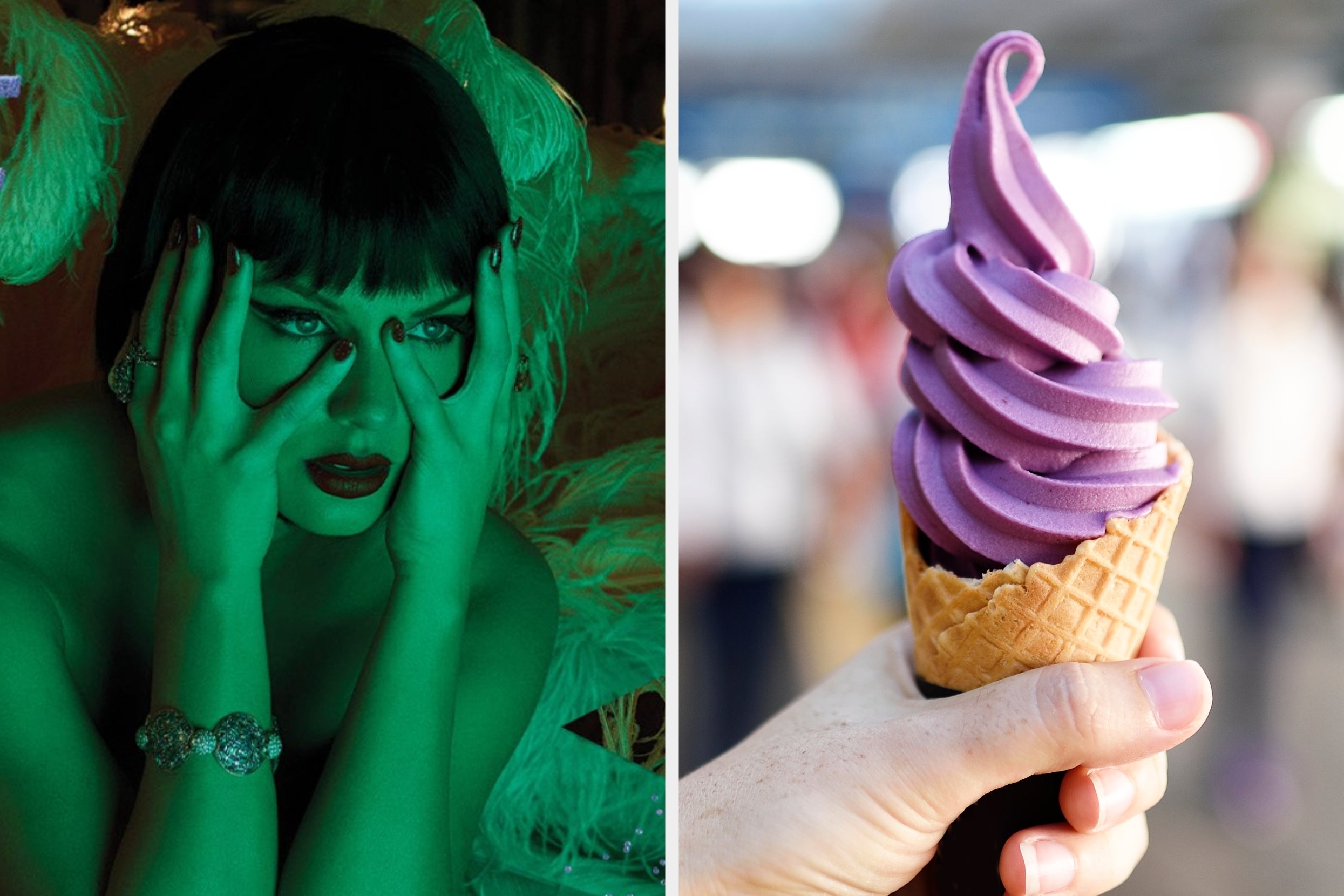 Pick A Food In Every Color And I'll Try My Best To Guess Your Fave Song From "The Life Of A Showgirl"
