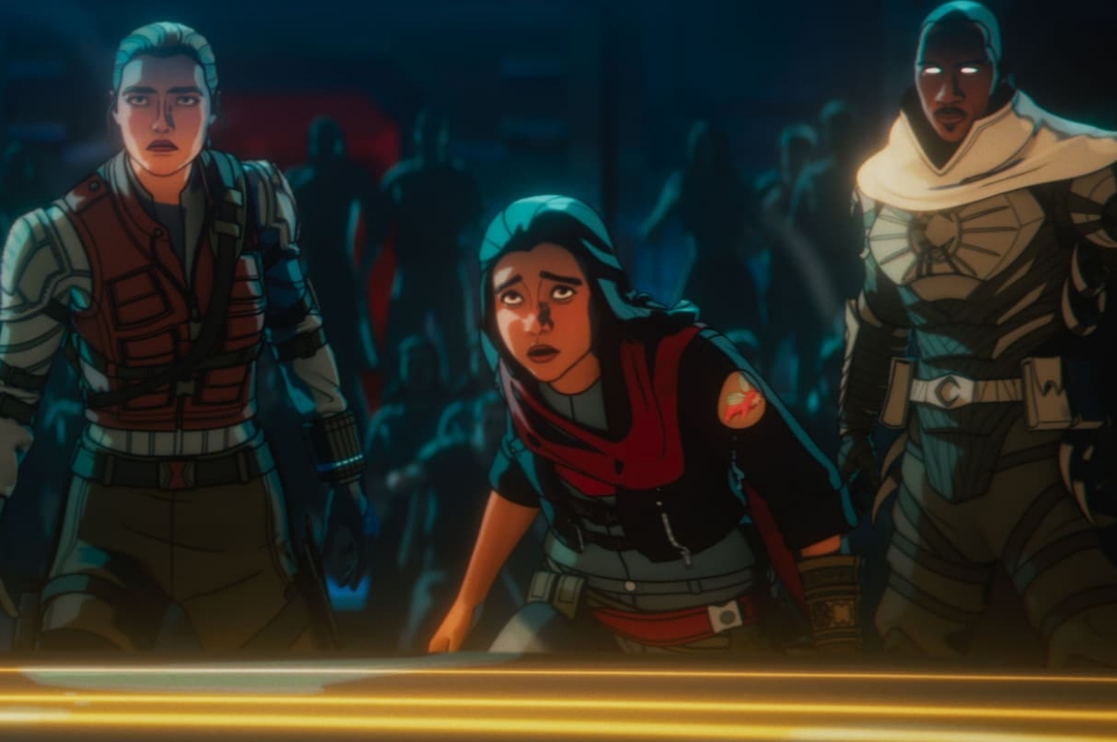 Yelena Belova, Kamala Khan, and Blade Knight