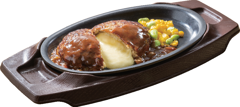 「チーズINハンバーグ」のイメージ画像 / すかいらーくホールディングスのプレスリリースより