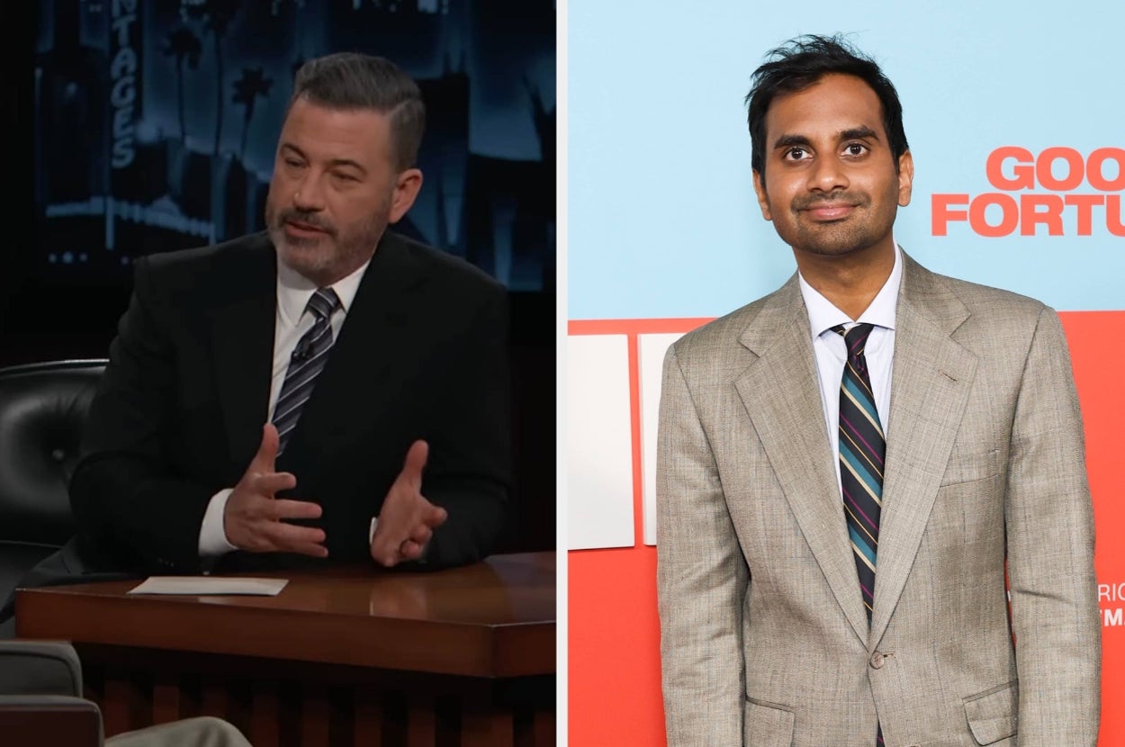 Here's The Tense Moment Where Jimmy Kimmel Questioned Aziz Ansari For Performing In The Controversial Riyadh Comedy Festival