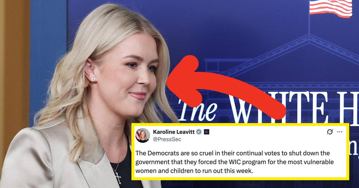Karoline Leavitt Just Tried Slamming "Cruel" Democrats For What They're Doing To "Impoverished Mothers"