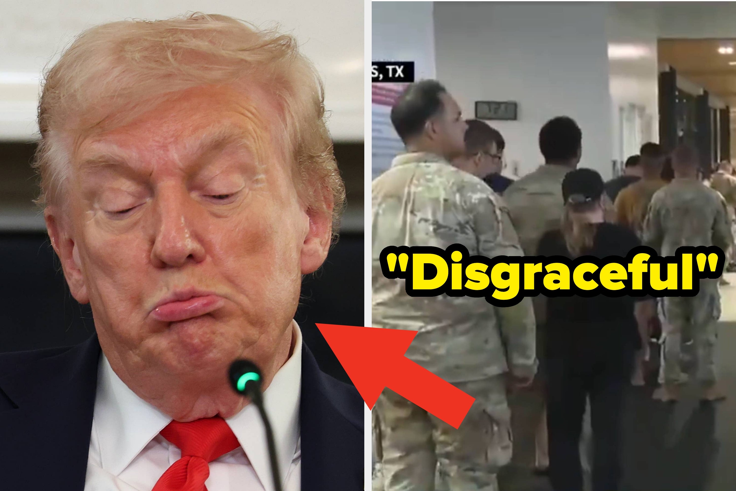 "This Is A Very Bad Sign" — This Footage Of Military Troops Waiting In Food Bank Lines During The Government Shutdown Is Going Mega-Viral
