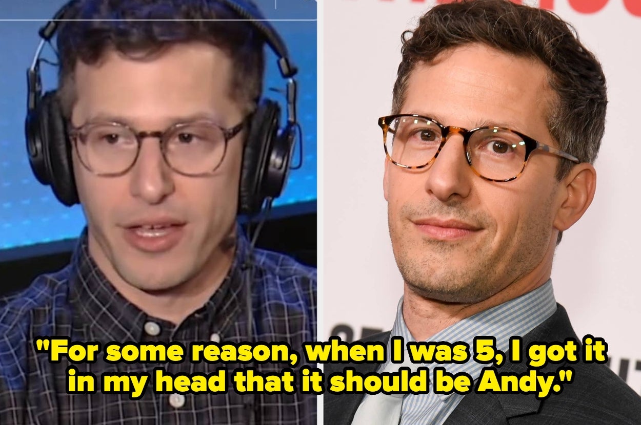 It Turns Out Andy Samberg Actually Changed His First Name To “Andy” When He Was Five Years Old, And People Have Thoughts