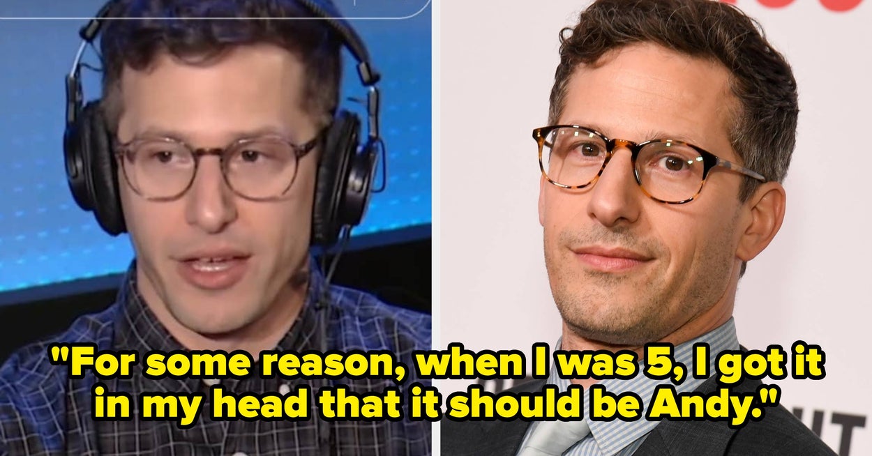Here's Why Andy Samberg Changed His First Name At 5 Years Old