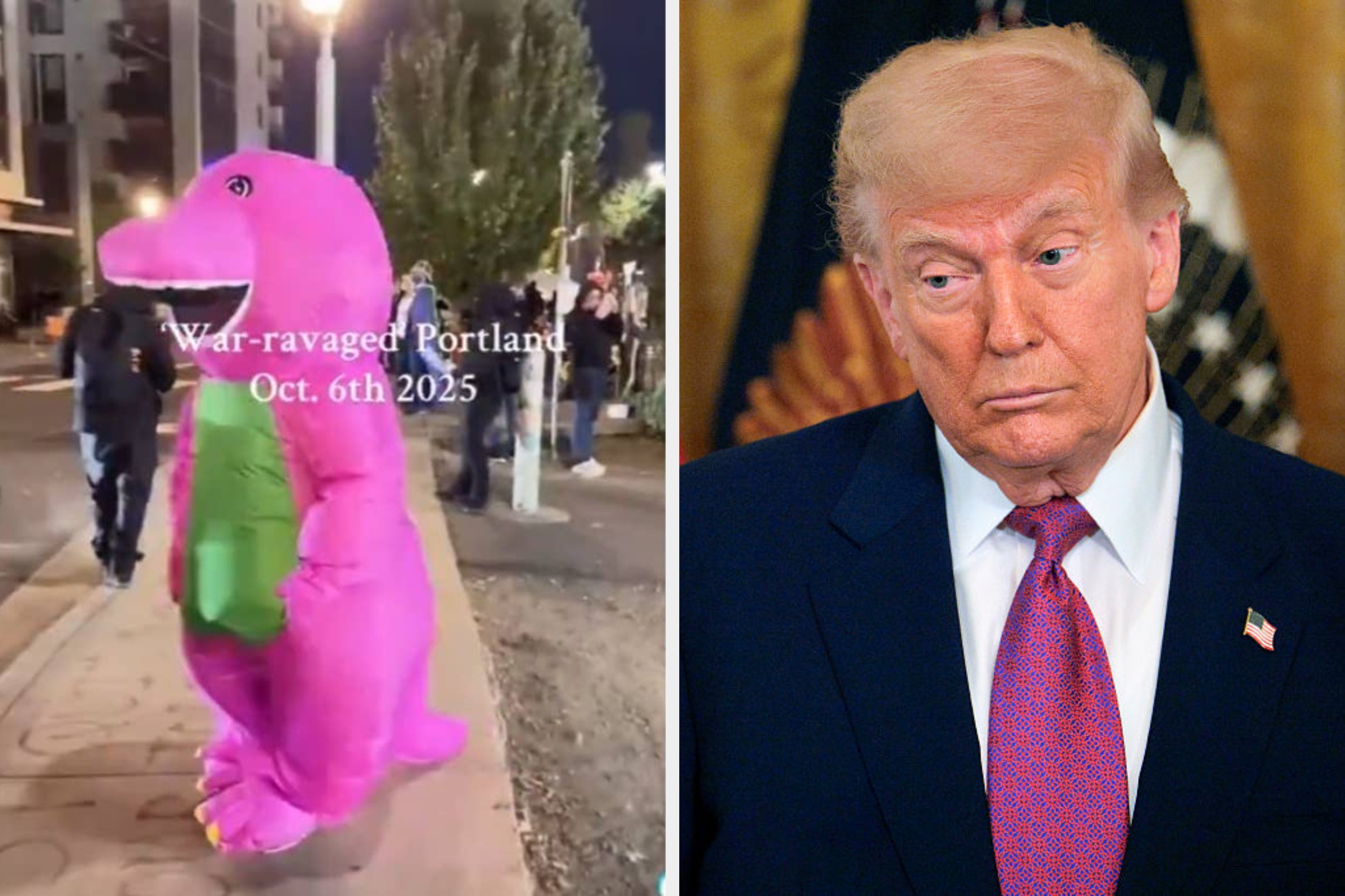 Here's Why ICE Protests Are Suddenly Full Of Inflatable Frogs (And What They're Ribbiting About)