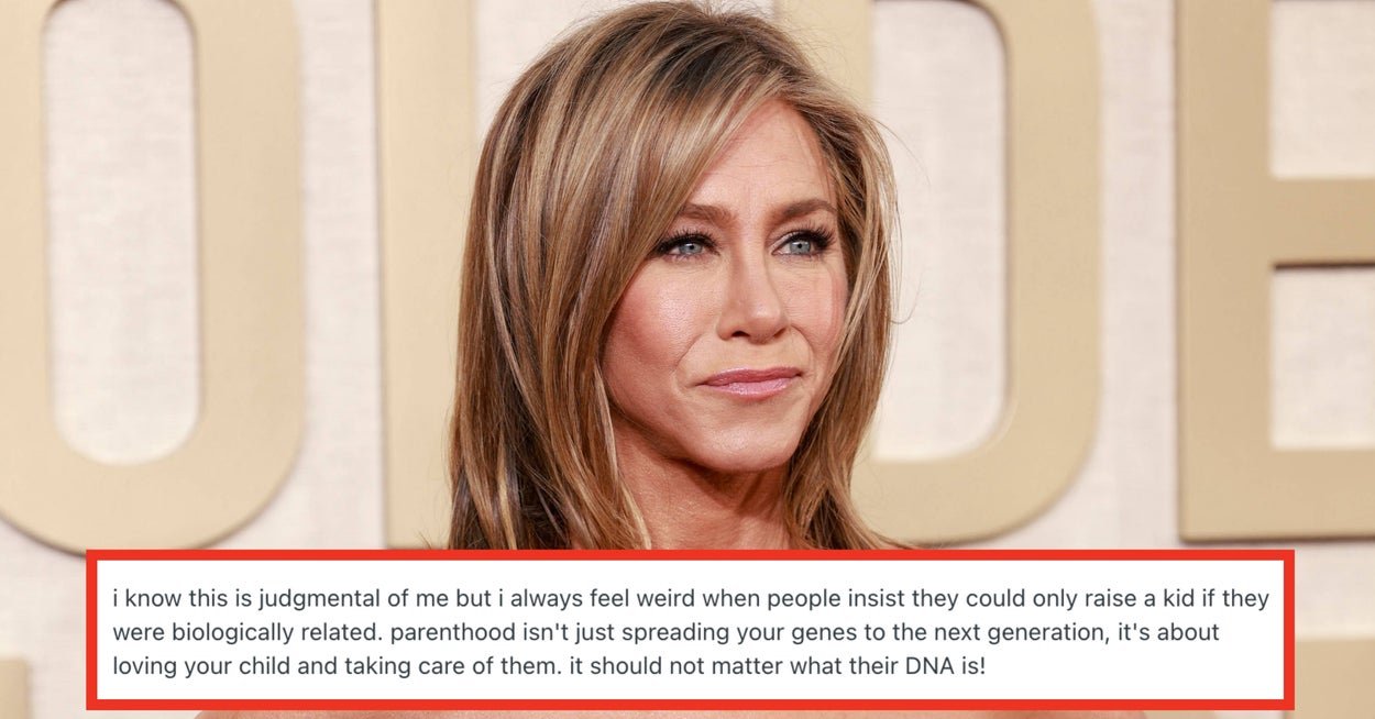 Jennifer Aniston Said She Never Wanted To Adopt In Spite Of Her Fertility Struggles Because She Wanted Kids With Her “Own DNA,” And People Are Divided