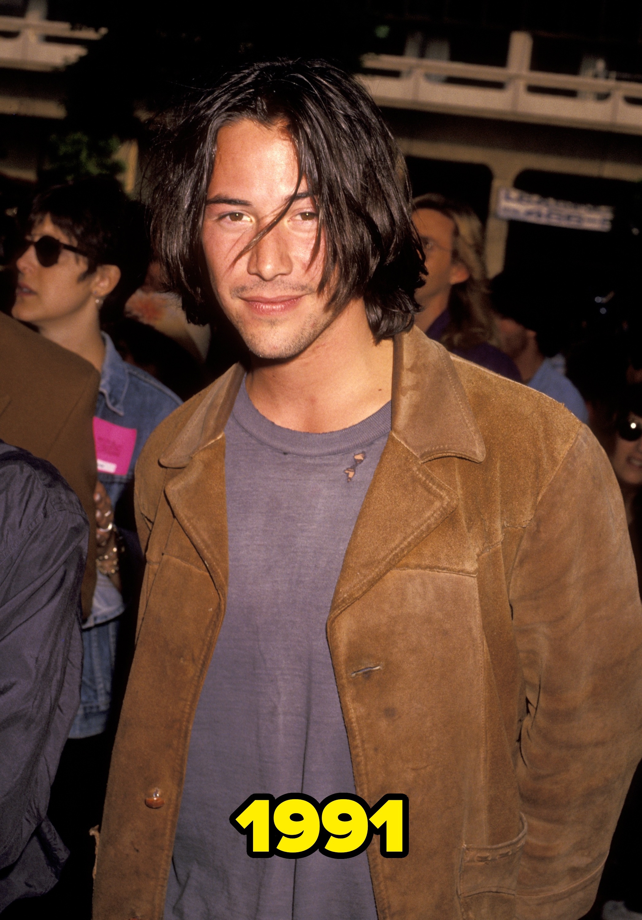 Keanu Reeves at an event 1991