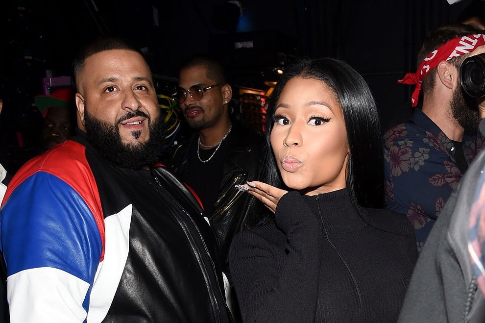 21 Low-Key Ridiculous Things Celebs Did For Money, Clout, Or Attention 28 DJ Khald and Nicki posing together at an event