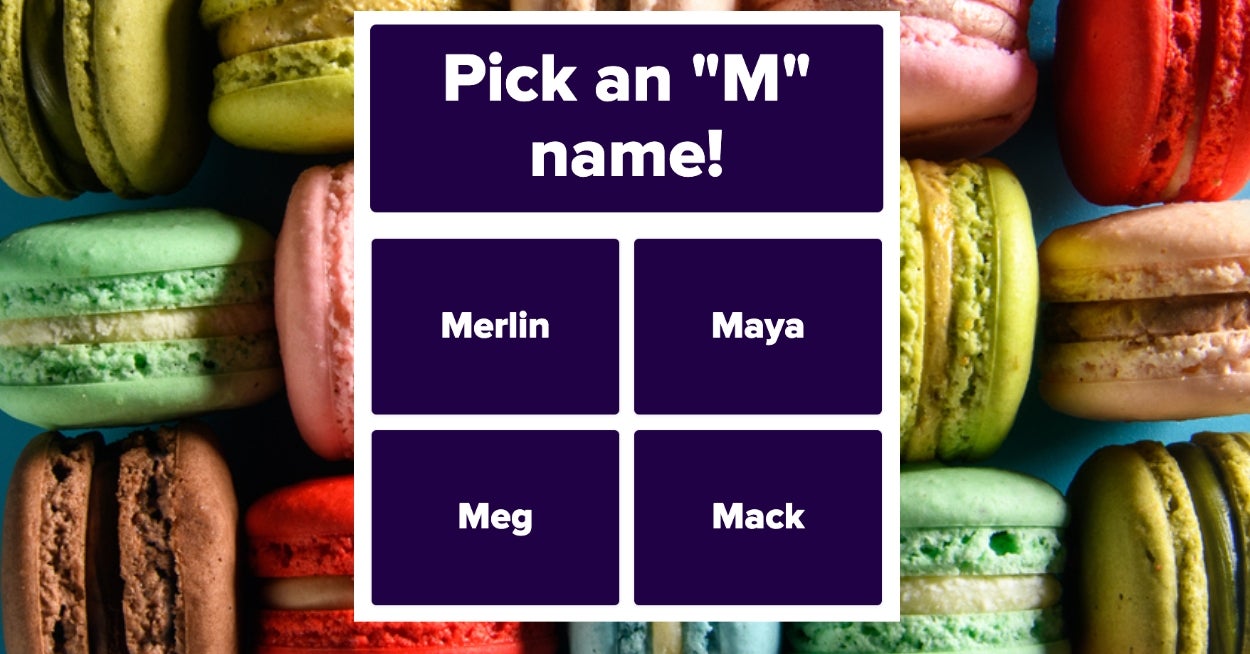 Pick Baby Names And I'll Reveal Your Inner Sweet