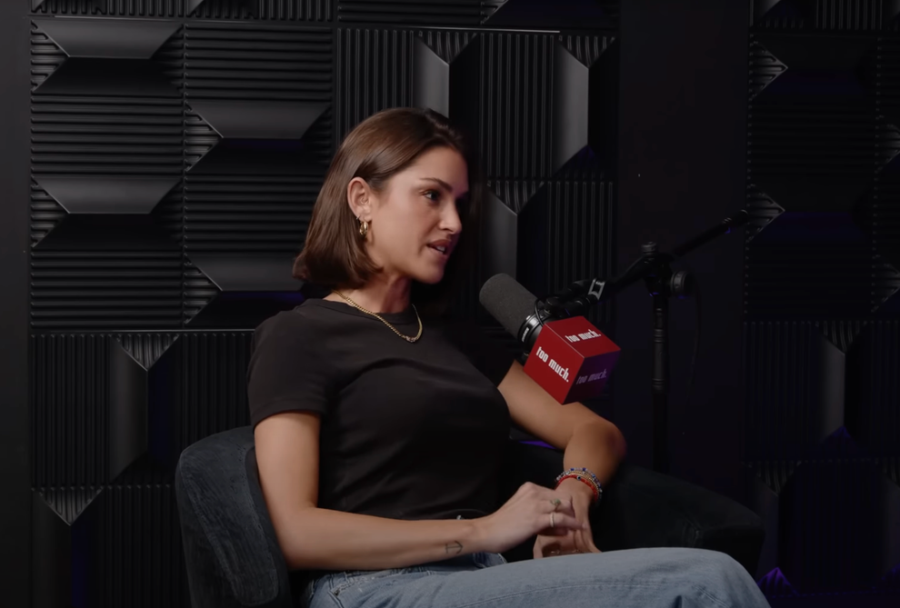 21 Low-Key Ridiculous Things Celebs Did For Money, Clout, Or Attention 22 Gigi in a podcast studio speaking into a microphone