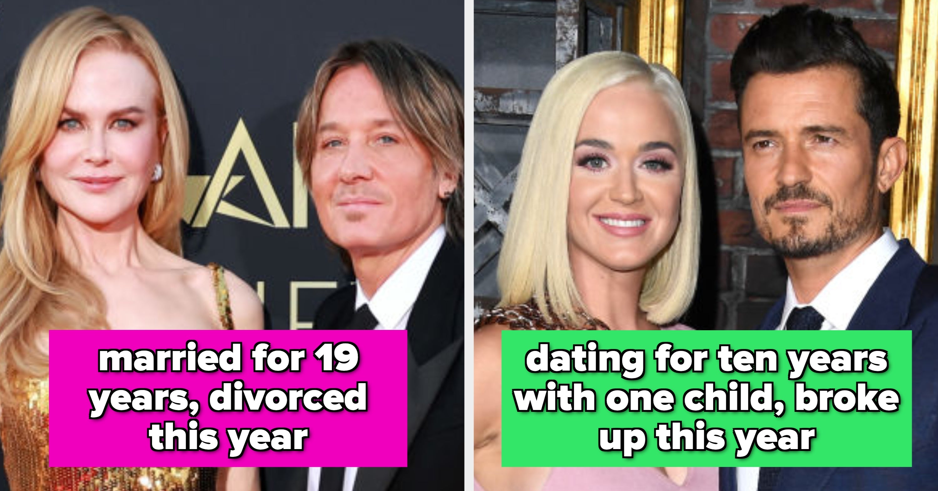 These 13 Celeb Breakups From 2025 Were So Shocking, We Might Not Recover Until 2026 Is Over